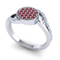 Statement Floral Pave Anika Ring