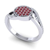 Statement Floral Pave Anika Ring