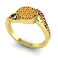 Statement Floral Pave Anika Ring