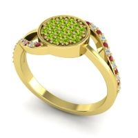 Statement Floral Pave Anika Ring