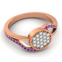 Statement Floral Pave Anika Ring