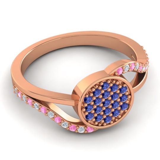 Statement Floral Pave Anika Ring