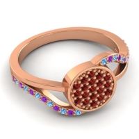 Statement Floral Pave Anika Ring