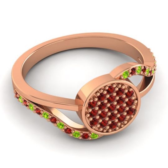 Statement Floral Pave Anika Ring