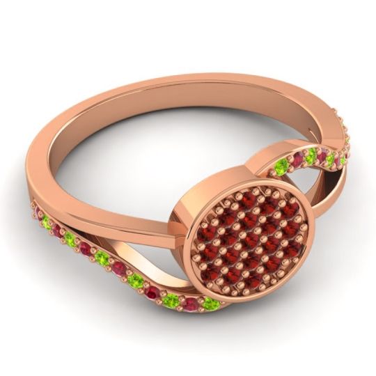 Statement Floral Pave Anika Ring