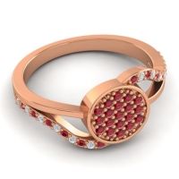 Statement Floral Pave Anika Ring