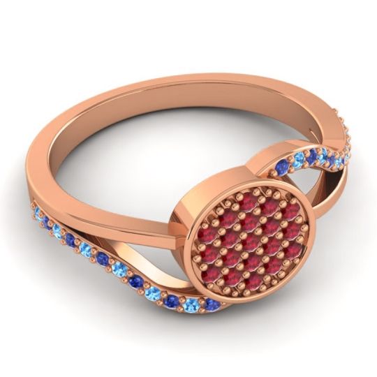 Statement Floral Pave Anika Ring