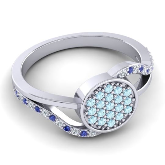 Statement Floral Pave Anika Ring