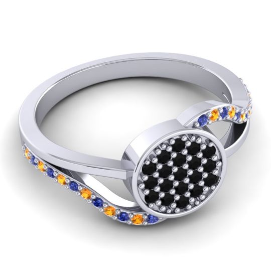 Statement Floral Pave Anika Ring