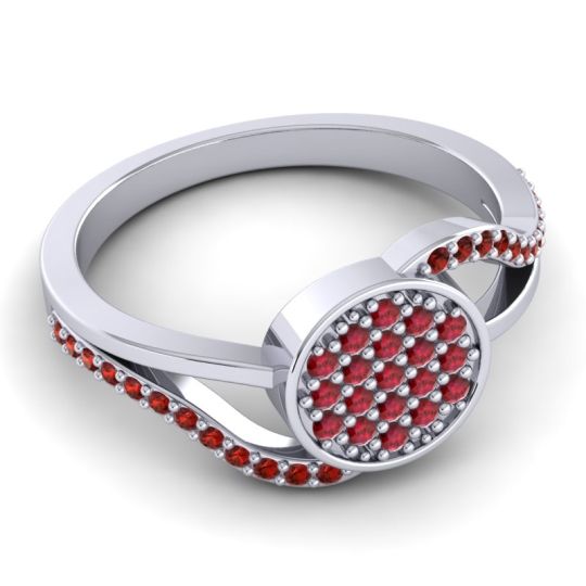 Statement Floral Pave Anika Ring