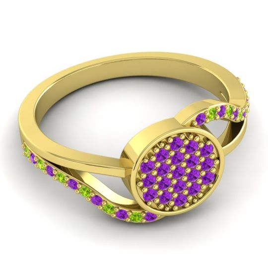 Statement Floral Pave Anika Ring