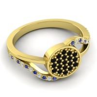 Statement Floral Pave Anika Ring