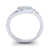 Statement Floral Pave Anika Ring