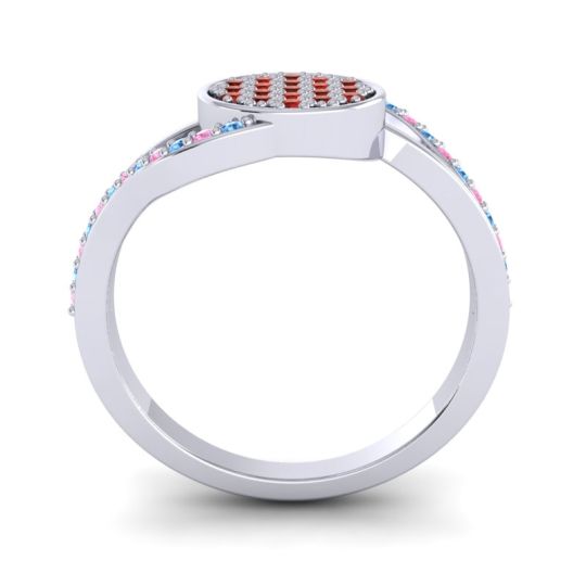 Statement Floral Pave Anika Ring