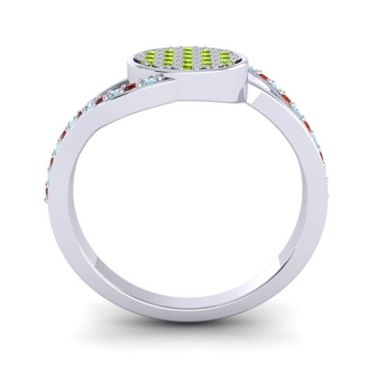 Statement Floral Pave Anika Ring