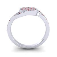 Statement Floral Pave Anika Ring