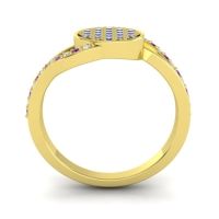 Statement Floral Pave Anika Ring