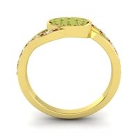 Statement Floral Pave Anika Ring