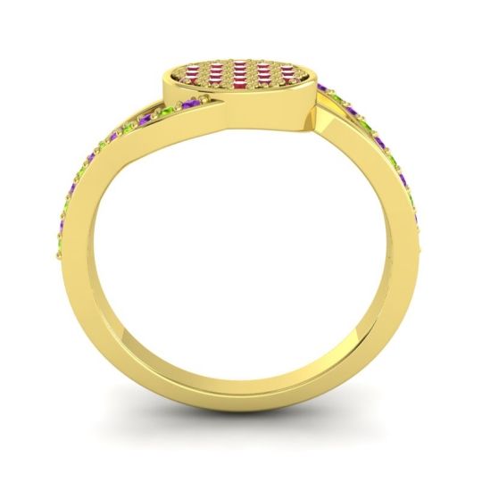 Statement Floral Pave Anika Ring