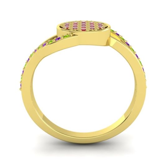 Statement Floral Pave Anika Ring