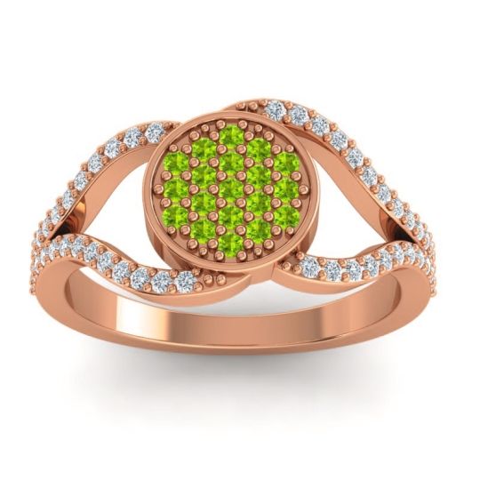 Statement Floral Pave Athatri Ring