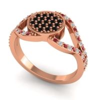 Statement Floral Pave Athatri Ring