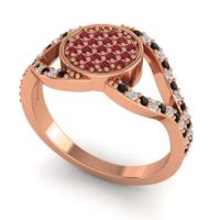 Statement Floral Pave Athatri Ring