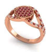Statement Floral Pave Athatri Ring