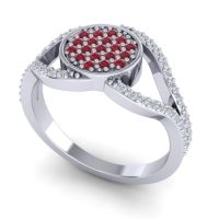 Statement Floral Pave Athatri Ring
