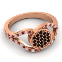 Statement Floral Pave Athatri Ring