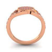 Statement Floral Pave Athatri Ring