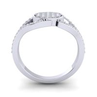 Statement Floral Pave Athatri Ring