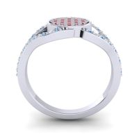Statement Floral Pave Athatri Ring