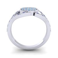 Statement Floral Pave Athatri Ring