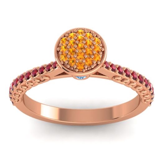 Statement Floral Pave Havya Ring