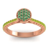 Statement Floral Pave Havya Ring