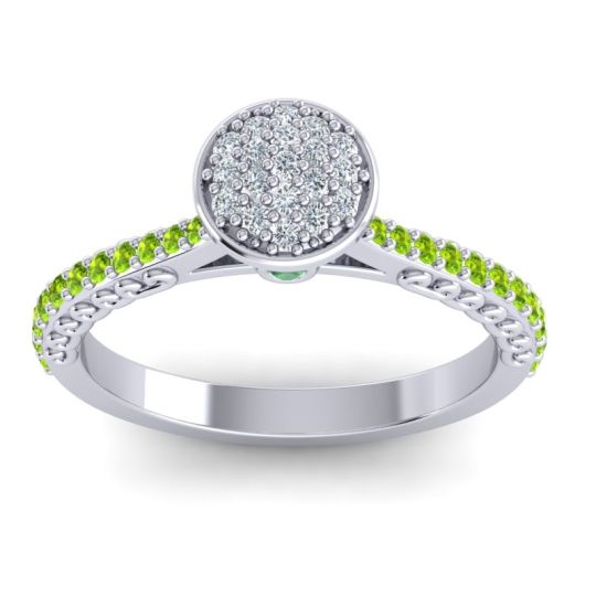 Statement Floral Pave Havya Ring