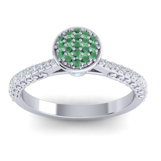 Statement Floral Pave Havya Ring