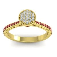 Statement Floral Pave Havya Ring