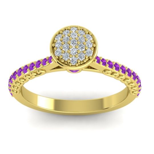 Statement Floral Pave Havya Ring