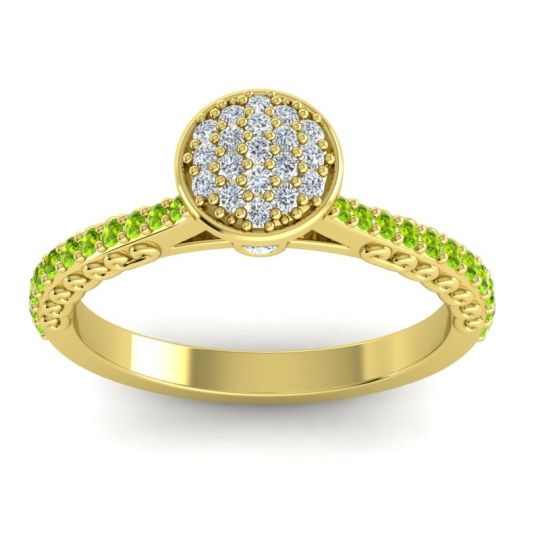 Statement Floral Pave Havya Ring