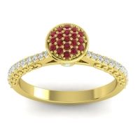 Statement Floral Pave Havya Ring