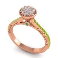 Statement Floral Pave Havya Ring