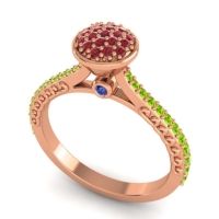 Statement Floral Pave Havya Ring