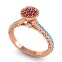 Statement Floral Pave Havya Ring