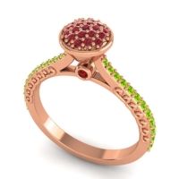 Statement Floral Pave Havya Ring