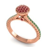 Statement Floral Pave Havya Ring