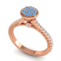 Statement Floral Pave Havya Ring
