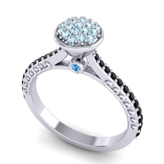 Statement Floral Pave Havya Ring