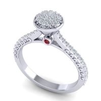 Statement Floral Pave Havya Ring